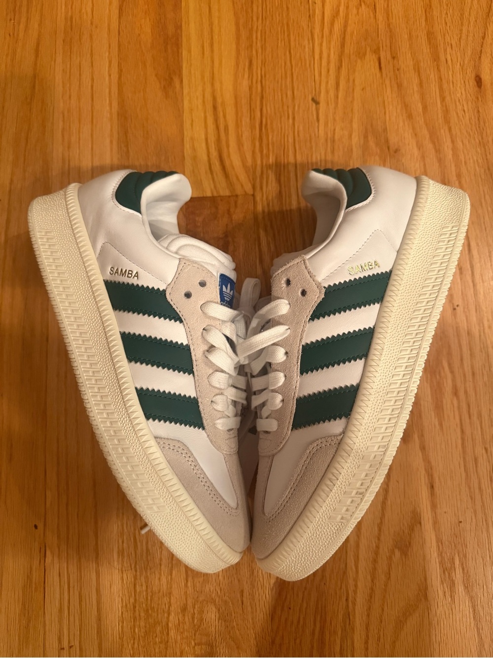 Adidas Samba XLG White Collegiate Green Size 7 M / 8 W